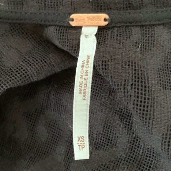 Free People Daisy Chain Semi-sheer Lace Crochet Bodycon Dress - Picture 7 of 7